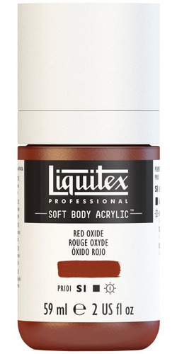 Tinta Acrílica Liquitex Soft Body 59ml S1 335 Red Oxide