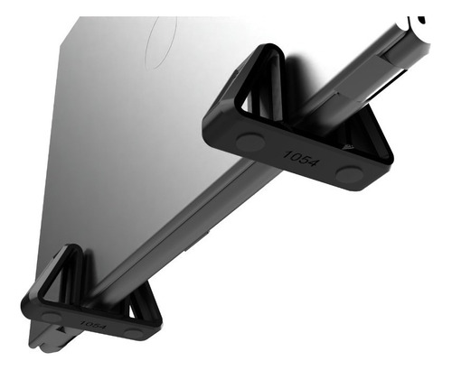 Suporte Vertical Notebook Laptop Fechado 20mm Apoio De Mesa Cor Preto