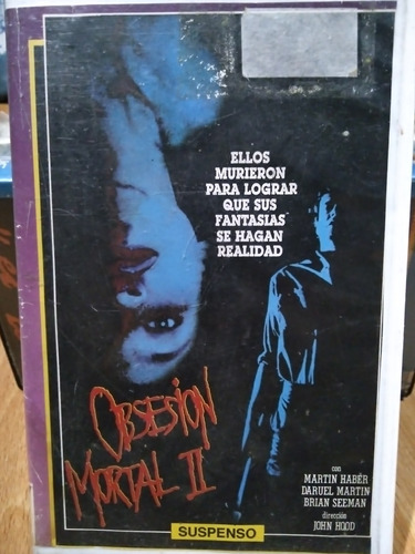 Obsesion Mortal 2 Película Vhs Cassette Tape Cine Tv No Dvd