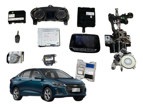 Kit Modulo Onix 1.0 Turbo Sedan Cambio Manual Chave Canivete