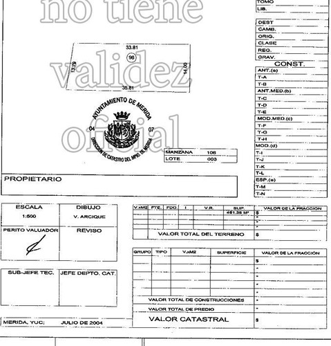Terreno En Esquina En Venta Con Construccion Merida Roble Agricola (fvt-1285)