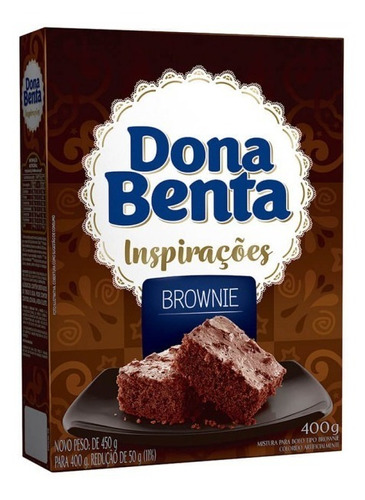 Mistura para bolo brownie Dona Benta Inspirações 400 g 