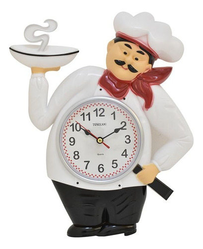 Reloj De Pared Chef 30cms Cod: Mc-068