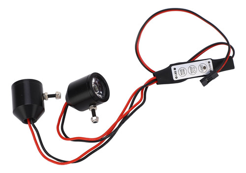 Faro De Coche Rc De 3 W, Luz Brillante, 8 Modos Dinámicos, A