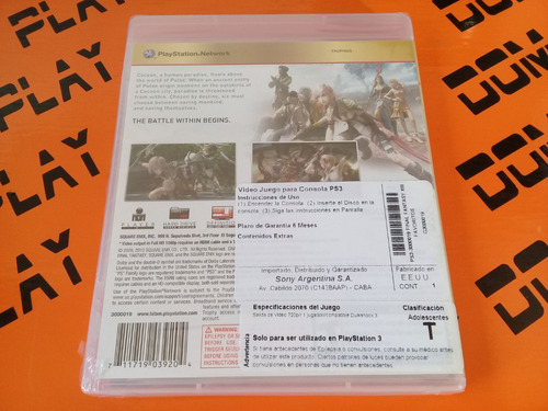 Final Fantasy 13 Ps3 Sellado Nuevo Físico Envíos Dom Play (Usado)