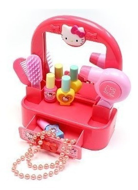 Hello Kitty Dresser Moda Con El Espejo Y Otros Accesorios