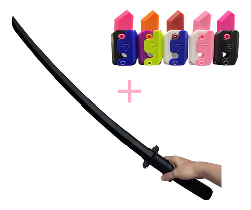 Set De Juego De Espada Retráctil Samurai Sword