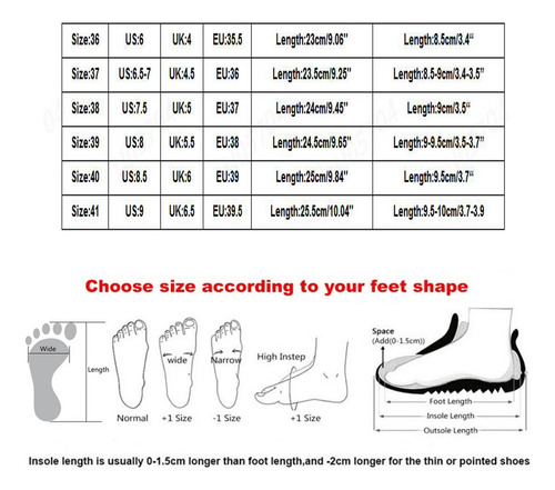 T Slipper Casuales Plataforma Cómodos Y Elegantes Mujer L