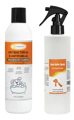 Pack - Champú Y Spray De Azufre De Lima Clásicos (8 Oz C-u)