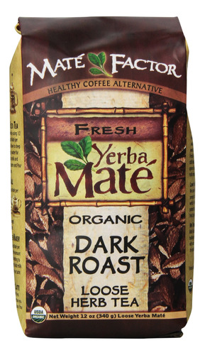 The Mate Factor Yerba Mate Energizing Mate & Grain Bebida, T