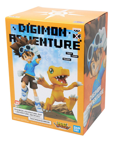 Figura Digimon Yagami Taichi Y Agumon Banpresto Dxf