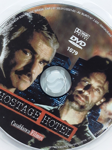 Dvd Hostage Hotel ( Sequestro ) Burt Reynolds - Novo