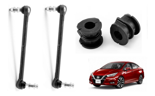 Kit De Tornillos Y Gomas De Barra Estab Nissan Versa 2020-21