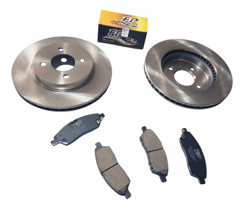 2 Discos Delantero + Balatas Delantero V-drive 1.6l 2021 Fp
