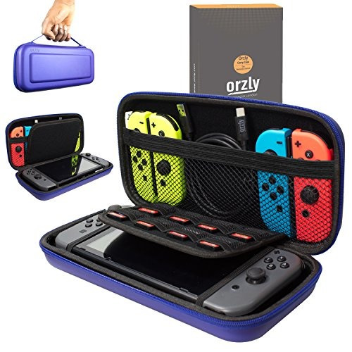 Estuche De Transporte Orzly Compatible Con Nintendo Switch
