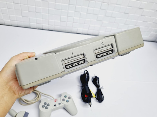 256- Console Ps1 Playstation 1 Pronto Para Jogar Cinza (Usado)