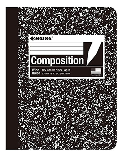 Cuaderno De Composición Clásico De Mármol, Papel De ...