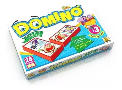 Juego De Mesa Domino Circo Implas Casa Valente