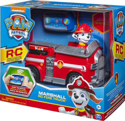 Paw Patrol Coche Marshall Control Remoto Con 2 Direcciones