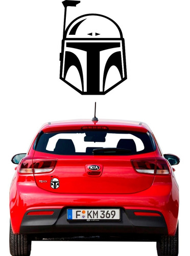 Calcomanía Sticker Boba Fett Mandalorian Star Wars