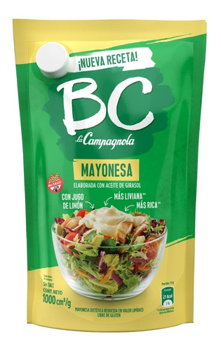 Mayonesa Bc La Campagnola Grande