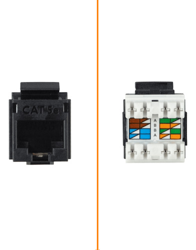 Furukawa Negro Cat5e Utp Multilan Punch Keystone Hembra Rj45