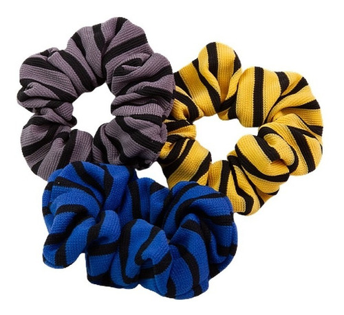 Scrunchies Donas Elásticas Colores Paquete De 3