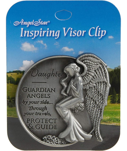 Angelstar 15682 Daughter Guardian Angel Visor Clip Accent, 2