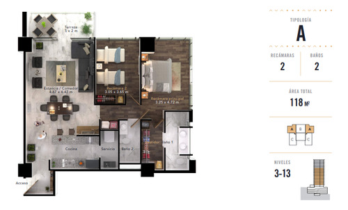 Departamento En Venta En Interlomas Forus Preventa Con Terraza (m2d2308)