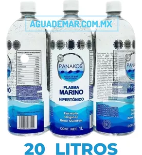 Agua De Mar Hipertónica 20 Litros