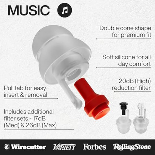 Earpeace Music Pro - Tapones Para Los Oídos De