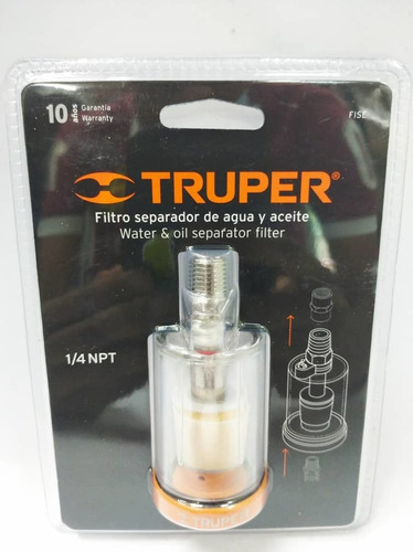 Repuesto Filtro Separador De Agua Y Aceite Truper 