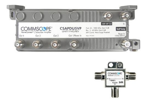 Commscope Csapdu5vpi Amplificador Voip Pasivo De 5 Vía...