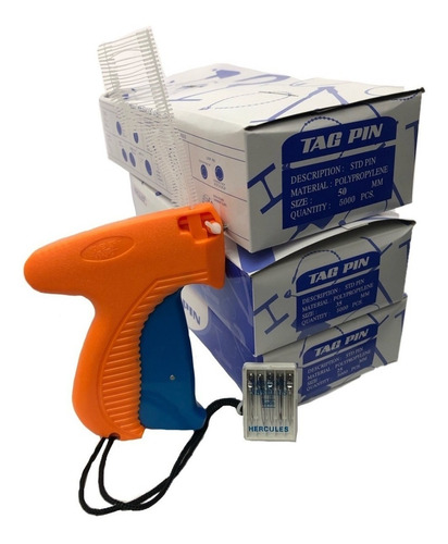 Imagen 2 de 5 de Pistola Etiquetadora Para Ropa 15000 Plastiflechas Y 6 Aguja