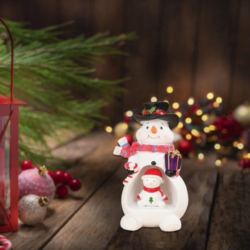 Enfeite De Natal Luminoso Para Casa, Boneco De Neve