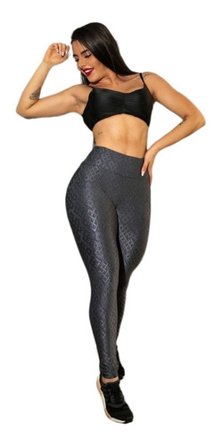 Imagem 7 de 7 de Calça Legging Tecido Suplex Poliamida Linha Premium Ref. 801