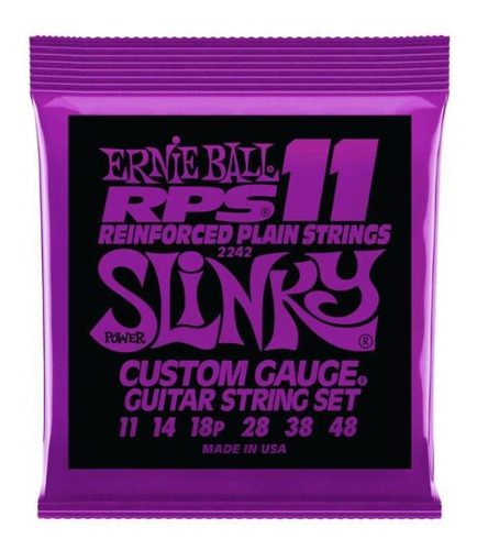 Encordoamento Aço P/ Guitarra 011-048 P02242 Ernie Ball