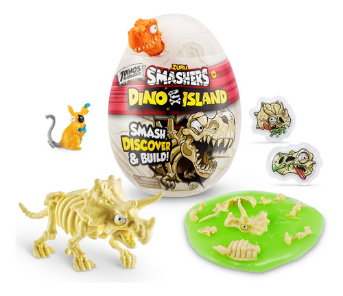 Nano Huevo Smashers Dino Island Zuru - Naranjo