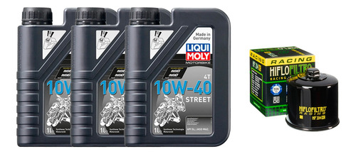 Kit Mantención R3, R3a, R6, R7 Liqui Moly 10w40 Sint+ Filtro