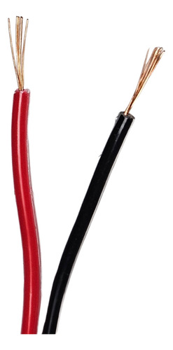 Rollo 90m Cable Bocina 100% Cobre Led Bipolar Bicolor #22awg