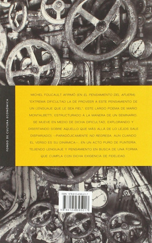 Notas Para Un Seminario Sobre Foucault, De Montalbetti, Mario. Editorial Fondo De Cutura Economica En Español