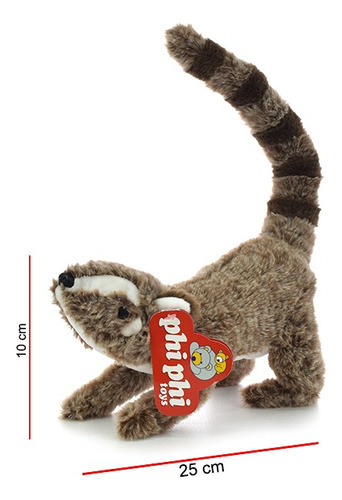 Peluche Coati 25cm - Phi Phi Toys