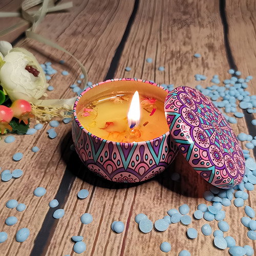 Frascos De Metal Reutilizables Para Velas, 16 Unidades