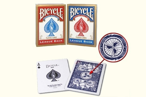 Baraja Bicycle Asimetrica League Back Gold Magia Cardistry