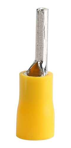 Dmti Terminal Pino Agulha 4,0mm A 6,0mm Amarelo 100un