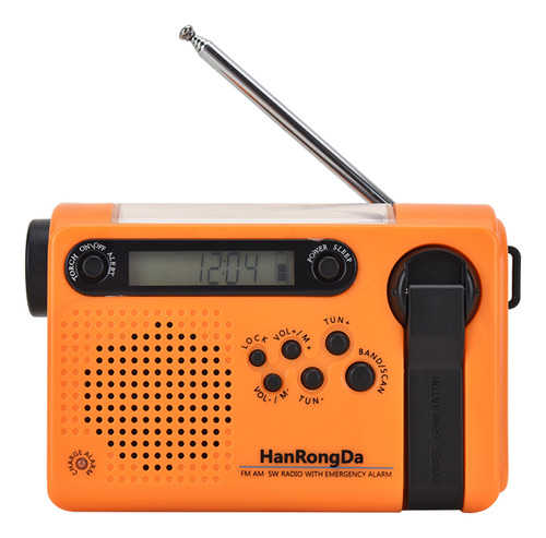 Aparato De Radio, Alarma, Radio Solar De Emergencia, Funcion