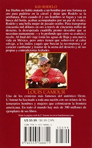 Kid Rodelo, De L'amour, Louis. Editorial Bantam, Tapa Blanda En Español, 2007