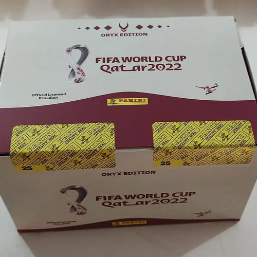 Caja De Sobres De Figuritas Mundial 2022 Ed Oryx