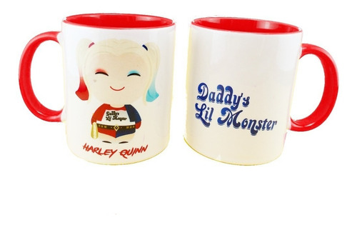 Juego Par Taza Cerámica Joker Harley Escuadron Suicida