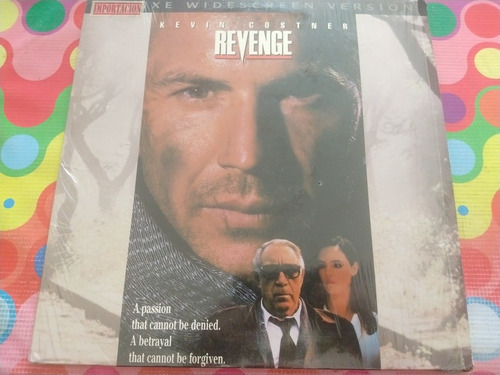 Revenge Lp Kevin Costner Laser Disc Z